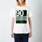 FUZZAGE™ (ファズエイジ)のFUZZAGE No.8 Classical Alternative Rock (Green/White) Regular Fit T-Shirt