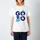 ねぷろ屋さんのGOTOキャンペーン（水色・紺） スタンダードTシャツ