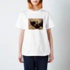 Pchan goodiesのSleepy dog  スタンダードTシャツ