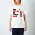 borderLinerのI'll never be your idle スタンダードTシャツ