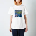 Art Baseのクロード・モネ / 1908 / Water Lilies / Claude Monet スタンダードTシャツ