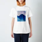 bungetsudoの青い山 Regular Fit T-Shirt