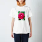 そとのショップの雨の日の薔薇 Regular Fit T-Shirt