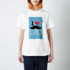 洋食ニューマインドのI ♡ DAD スタンダードTシャツ