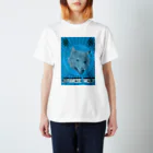 Danke Shoot Coffeeの🐺Japanese Wolf 🐺 Regular Fit T-Shirt