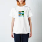 inubotの飛び込む犬 Regular Fit T-Shirt