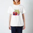 あぴこのおみせのラジオねこ Regular Fit T-Shirt