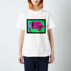 Mieko_KawasakiのCAN'T GET ENOUGH / GREEN トイレットペーパー　 スタンダードTシャツ