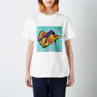 Mieko_Kawasakiの欲望のピザ🍕　GUILTY PLEASURE PIZZA HIGH HEEL Regular Fit T-Shirt