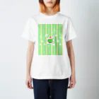 ３５８/Mitsuba SUZURI店のもけぱ日和 くりーむそーだ Regular Fit T-Shirt
