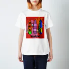 紫キャベツのネコの恋人たち Regular Fit T-Shirt