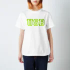 O-HE-SOのカレッジロゴ【USB】 Regular Fit T-Shirt