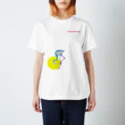 どうぶつのホネ、ときどきキョウリュウ。のオオフラミンゴのホネ Regular Fit T-Shirt