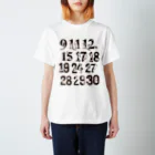 “little shop”福士悦子の数字とげっしー　9,11,12 Regular Fit T-Shirt