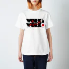 わくわく研究所のWORKnWORK Tシャツ WHITE Regular Fit T-Shirt