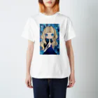 絵の具と女の子のきらきら スタンダードTシャツ