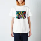 33-crateのSloppysライブペイントTシャツ Regular Fit T-Shirt