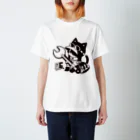 佐治の黒猫少年.ver2 Regular Fit T-Shirt