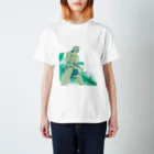 N-A shopのいざ参らん　緑ver Regular Fit T-Shirt