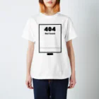 なでしこ@デザインのNot found 404 Regular Fit T-Shirt