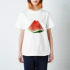 isshiki mayumiのスイカ登山Tシャツ 티셔츠