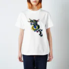 アサミカヨコの玉持ちドラゴン スタンダードTシャツ