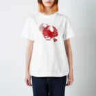 月の魚の文鳥紋～紅 スタンダードTシャツ