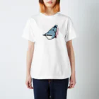 野鳥生活の鳥もオンナも五十から（ゴジュウカラ） スタンダードTシャツ