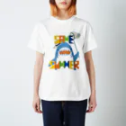 くりぱんSTORE@SUZURIの背ナシSAME_SUMMER Regular Fit T-Shirt