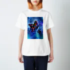 ヨッシー本舗のrain butterfly スタンダードTシャツ