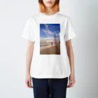 思いつきデザインfrom与論島のsunset～KENちゃんの写真フォルダ～ Regular Fit T-Shirt