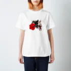 mmcの花ネコ スタンダードTシャツ