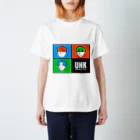 UNK.officialの四分の三 スタンダードTシャツ