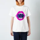 Mieko_KawasakiのENOUGH IS ENOUGH! MOUTH PINK スタンダードTシャツ