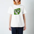 アニマルシェのvespa風ビンテージバイク緑 Regular Fit T-Shirt