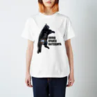 保護猫支援ショップ・パール女将のお宿の白パンツニャンコ Regular Fit T-Shirt