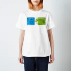 ACTIVE-HOMINGのパブロフの猫とシュレーディンガーの犬 Regular Fit T-Shirt