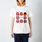 きんのにぼしデザインのねこだるま~NEKODARUMA~ スタンダードTシャツ