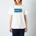 8bit_player65のナンバープレート【HAWAII　blue】 スタンダードTシャツ