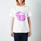 Too fool campers Shop!のTEAM NYOSANCHI01(ピンク文字) スタンダードTシャツ