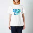 JIMOTOE Wear Local Japanの大阪市 OSAKA CITY スタンダードTシャツ