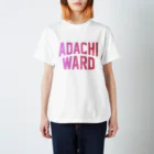 JIMOTO Wear Local Japanの足立区 ADACHI WARD スタンダードTシャツ