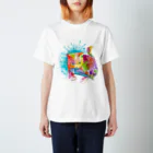 sartan_arcのネコ_cat.2_watercolor Regular Fit T-Shirt