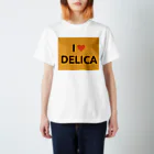 n3hide1982の〓栄町呉服店〓 I Love DELICA Tシャツ《オレンジ》 Regular Fit T-Shirt