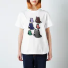 (¯﹃¯)のねこの集会 Regular Fit T-Shirt