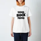 John McFlyの12345ROCK7890 ROCK斜めver スタンダードTシャツ