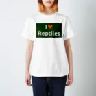 n3hide1982の〓栄町呉服店〓 I Love Reptiles Tシャツ スタンダードTシャツ