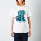 segasworksのTRICERATOPS（成体と幼体） Regular Fit T-Shirt