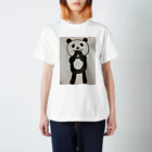 パンダちゃんマーケットのうふふなパンダ Regular Fit T-Shirt
