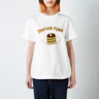 NIKORASU GOのスイーツデザイン「パンケーキフリーク」 スタンダードTシャツ